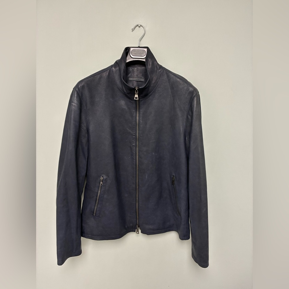 John Varvatos Collection Lambskin Leather Jacket Size EU 52 US 42 - Picture 6 of 16